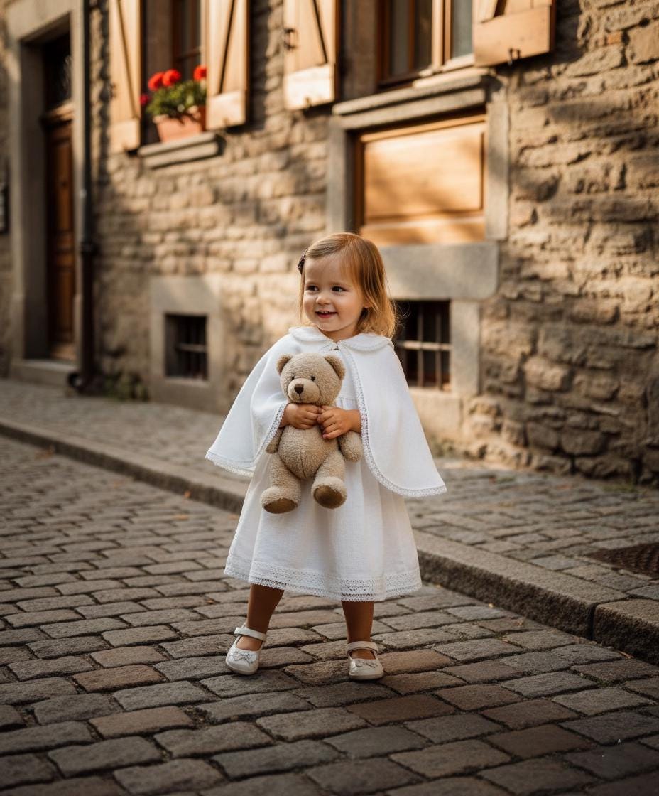 The Serene baptism cape