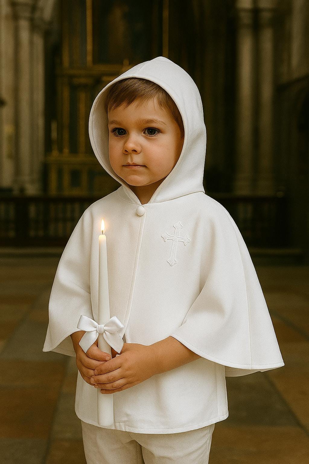 The Charles baptism cape