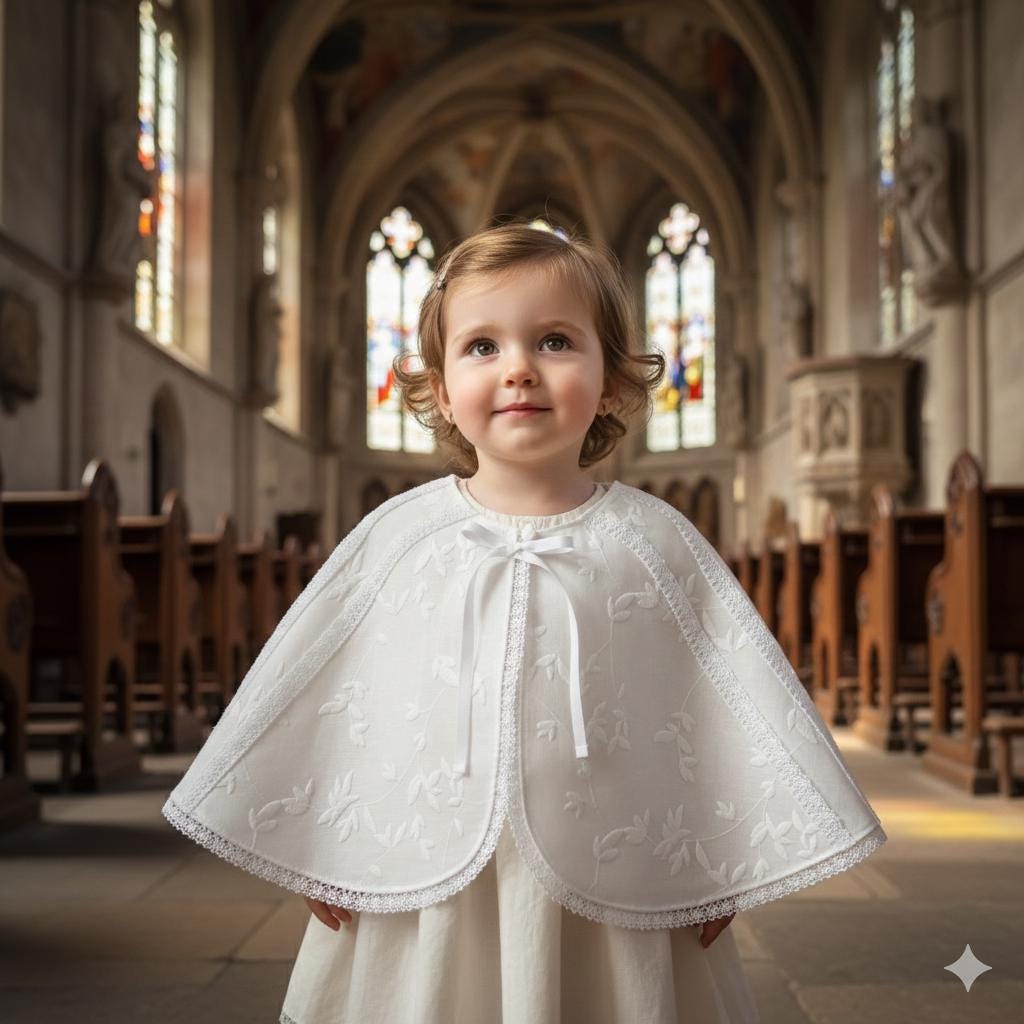 The Éloise baptism cape