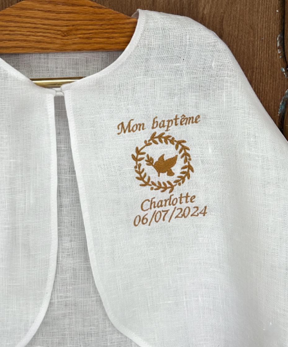 The Charlotte baptism cape