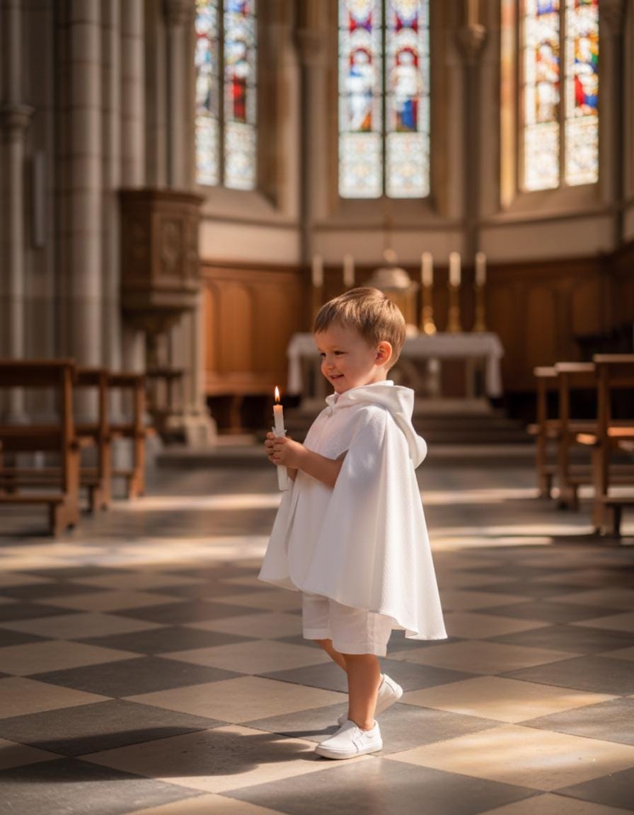 The Charles baptism cape