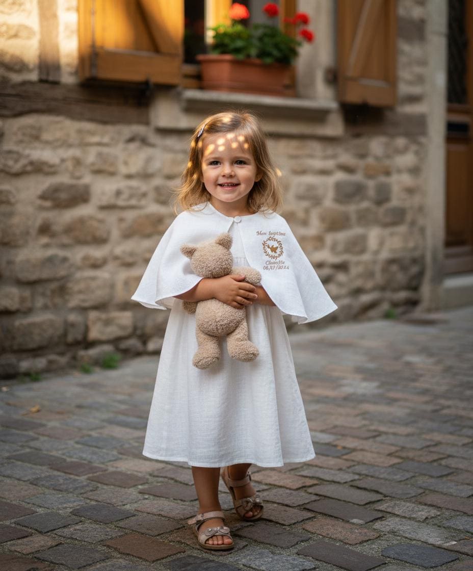 The Charlotte baptism cape